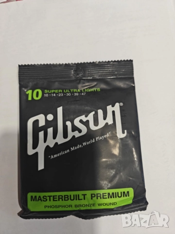 GIBSON-струни за акустична китара, снимка 6 - Китари - 52155796