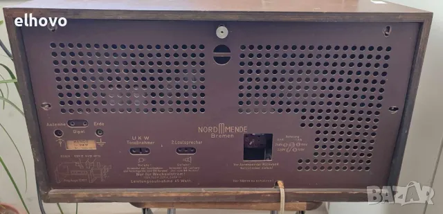 Старо лампово радио Mende Typ 328 W, снимка 6 - Антикварни и старинни предмети - 48893594