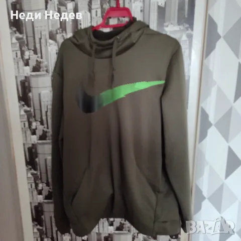 Nike суитчър (hoodie) размер L, снимка 5 - Спортни дрехи, екипи - 48306042