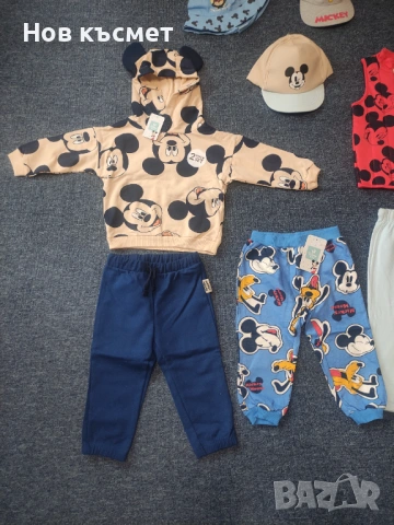 Нови детски дрехи 86см, с етикет, Мики Маус , снимка 5 - Детски комплекти - 53215503