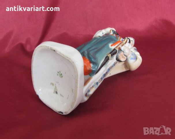 Стара Порцеланова Фигура-Руски Атаман маркирана, снимка 9 - Антикварни и старинни предмети - 27195925