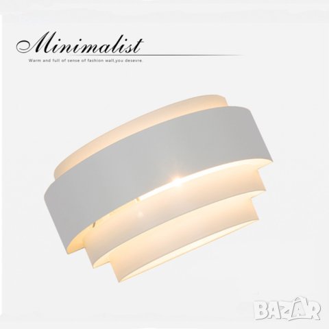 Нов аплик за стена метален с прахово покритие, снимка 3 - Лампи за стена - 25438541