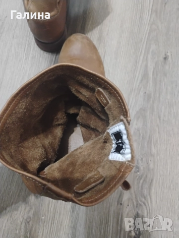 Боти от естествена кожа, снимка 5 - Дамски боти - 52146622