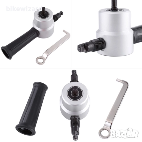 Регулируема приставка за електрическа бормашина за рязане на ламарина 1500-3000 об/мин НОВА, снимка 4 - Други инструменти - 52819412