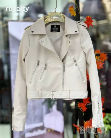 Пролетни кожени якета Различни цветове , снимка 3 - Якета - 49824882