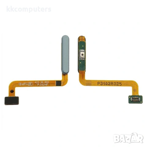 Лентов кабел за SAMSUNG A235 Galaxy A23 с бутон за включване, син сензор FingerPrint