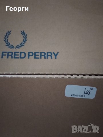 FRED PERRY мъжки обувки 43, снимка 10 - Спортно елегантни обувки - 43528285