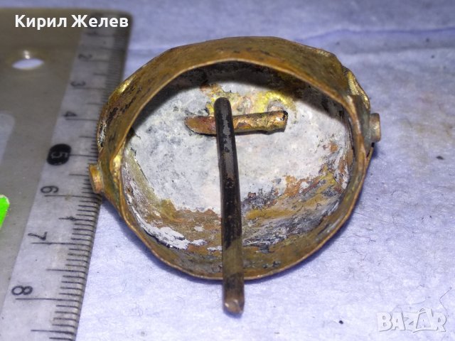 МНОГО СТАРА МЕТАЛНА РЪЧНО КОВАНА ХЛОПКА За КОЛЕКЦИЯ БИТОВ КЪТ МЕХАНА ИНТЕРИОР 38430, снимка 3 - Антикварни и старинни предмети - 43665589