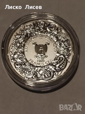 Камерун 1000 франка, снимка 10 - Нумизматика и бонистика - 52265558