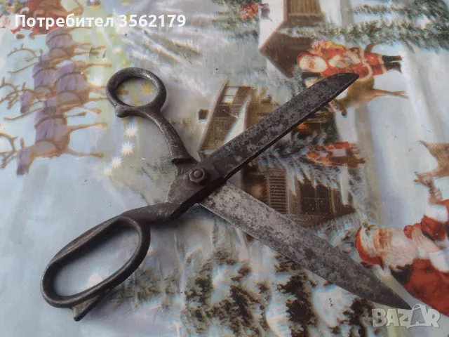 Стара ножица, снимка 2 - Антикварни и старинни предмети - 49411459
