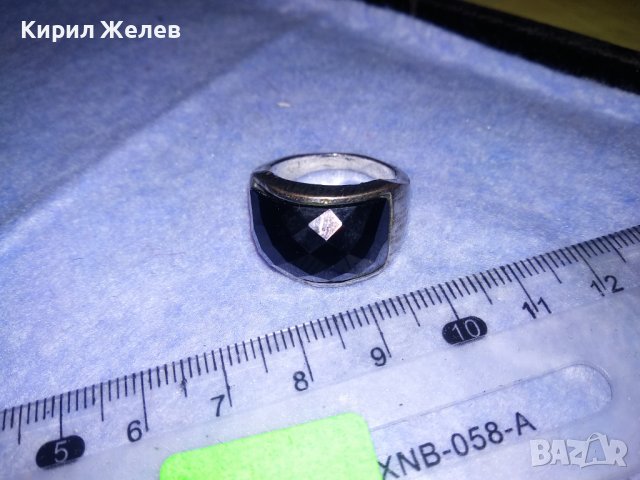 ЕЛЕГАНТЕН СРЕБРИСТ ЮВЕЛИРНО ФАСЕТИРАН МОДЕН АРТ ПРЪСТЕН 36607, снимка 5 - Пръстени - 39758539