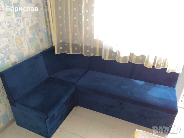 Ъглов диван 190 см,много малко е ползван, снимка 3 - Дивани и мека мебел - 52554773