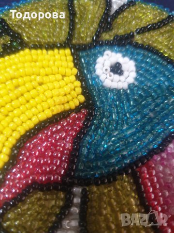 Старо мънистено портмоне, снимка 2 - Антикварни и старинни предмети - 39725871