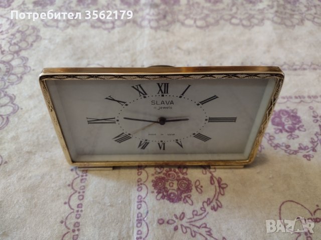 Часовник Слава, снимка 5 - Антикварни и старинни предмети - 43972222