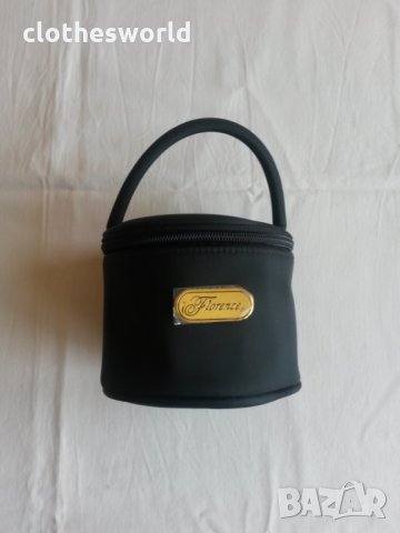 Дамска чанта за бижута и гримове с цилиндрична форма Florence, снимка 5 - Чанти - 28480273