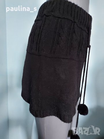 Два броя / M / 2XL / Черна зимна мини пола "Pimkie" и "Express" , снимка 5 - Поли - 16477566