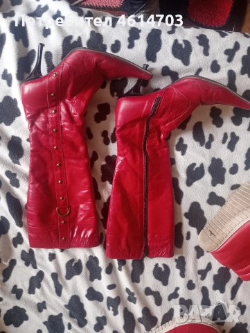 дамски ботуши от естествена кожа 