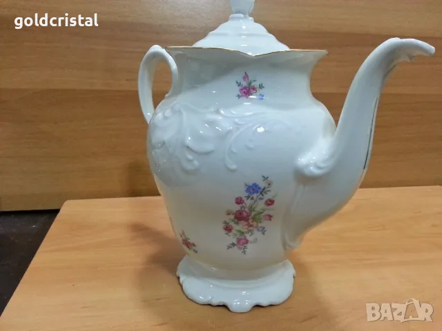 Стар полски порцелан чайник , снимка 4 - Антикварни и старинни предмети - 49793645