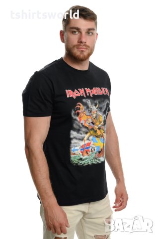Нова мъжка тениска с дигитален печат на музикалната група IRON MAIDEN, Викинг С ГРЪБ, снимка 7 - Тениски - 40415691