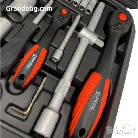 Premium Немско Гедоре 108 части Stahl Mayer + Две Тресчотки, снимка 4 - Други инструменти - 52185218