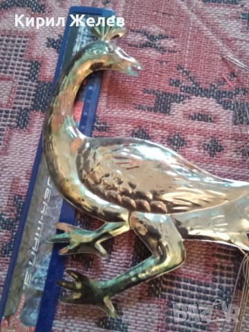 Сувенир паун красив метален 41560, снимка 9 - Декорация за дома - 42999162