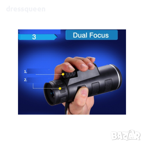 BUSHNELL 18x62 Монокуляр с Двоен Фокус, снимка 5 - Други стоки за дома - 44919518