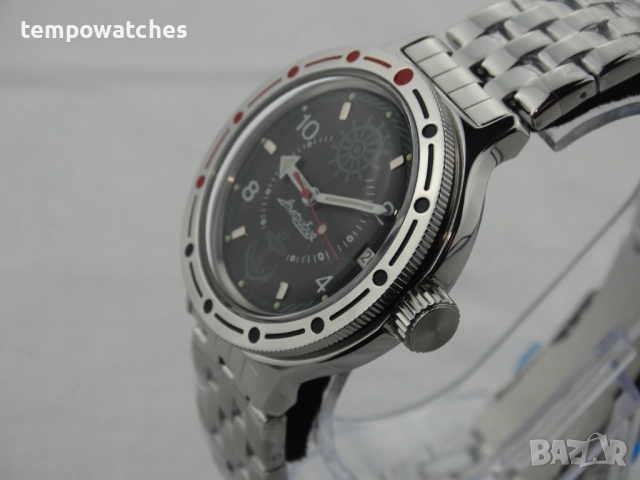 ВОСТОК АМФИБИЯ АВТОМАТИЧЕН- "STEVE ZISSOU" ref: 420526, снимка 11 - Мъжки - 52942673