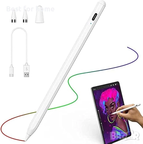 Стилус, съвместим с iPad, LEZUN Stylus 1.5 мм за Android iOS Stylus