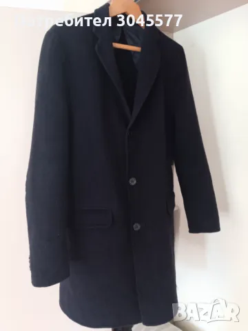 Палто мъжко Massimo Dutti от екстра вълна 46 размер, снимка 4 - Палта - 48584992