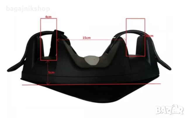 Магнитен багажник за ски Menabo Igloo (за 2 чифта ски), снимка 3 - Аксесоари и консумативи - 52479974