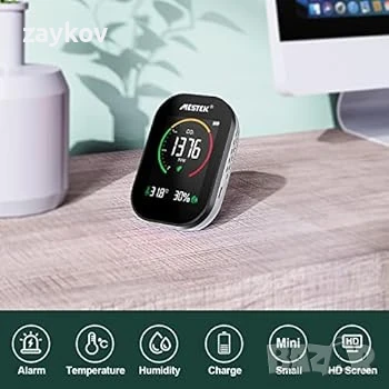 детектор CO2 сензор монитор за качество на въздуха MESTEK детектор на въглероден диоксид, снимка 2 - Друга електроника - 50844076