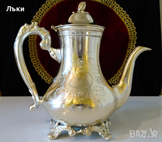 Бронзова кана 1 кг.,гравирана,барок. , снимка 4 - Антикварни и старинни предмети - 51712747