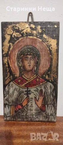 Стара икона 18 век  старинна икона Света Петка Света Параскева 