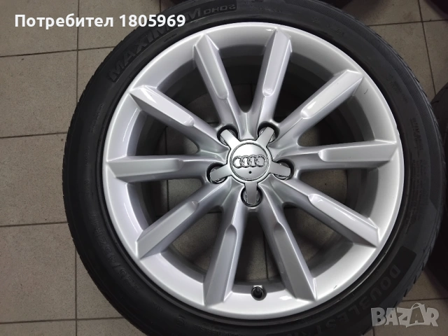 4бр. ал. джанти Audi Q3 (оригинални) 7x17 , 5x112 , ET43 , централен отвор 57,1мм