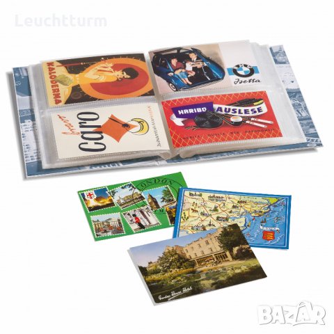 Албум за 200 броя пощенски картички с 50 листа, снимка 2 - Филателия - 28364126