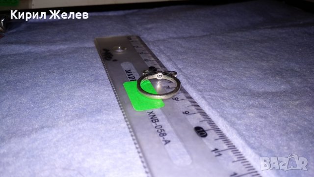 PANDORA Скъпоценен СРЕБЪРЕН ПРЪСТЕН ПАНДЕЛКА РОДИРАНО СРЕБРО Маркиран P2 S 925 ALE 48 ПАНДОРА 32377 , снимка 14 - Пръстени - 38332731