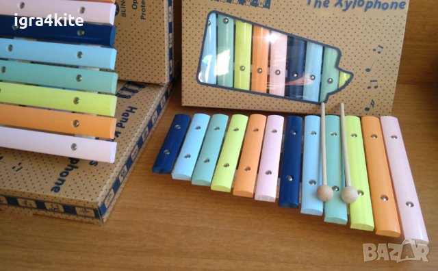 Голям дървен ксилофон, снимка 2 - Музикални играчки - 38386892