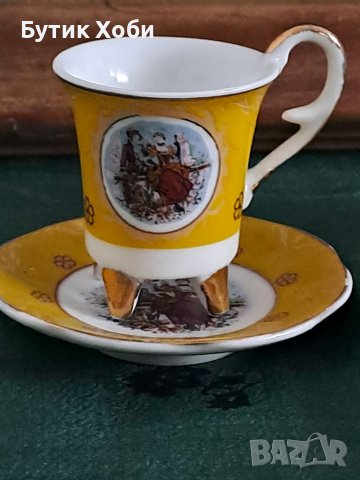 Сет за кафе ,,Лимож,,, снимка 6 - Антикварни и старинни предмети - 38885007