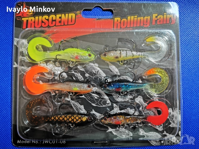 6.5см. 5гр. 6бр. Jig Силиконова примамка Truscend