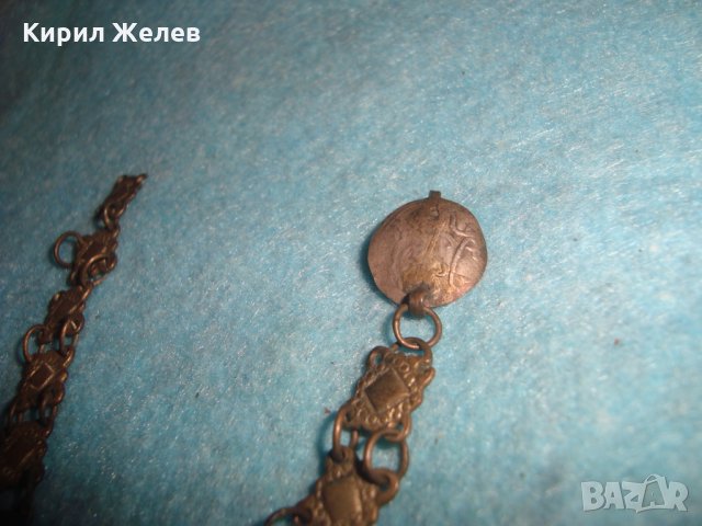 19 ВЕК ВЪЗРОЖДЕНСКИ НАКИТ СРЕБРО САЧАН ОРНАМЕНТИКА РЪЧНА ИЗРАБОТКА КУЧКА ОСМАНСКА ЗАБОДКА БИЖУ 26448, снимка 12 - Антикварни и старинни предмети - 34884075