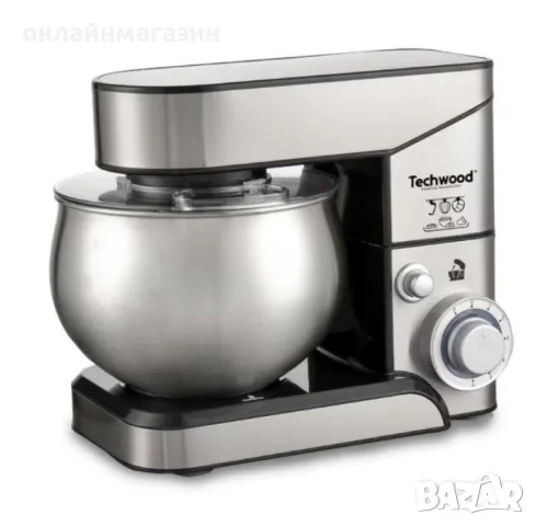 Планетарен миксер с купа от инокс Techwood TRO-1055, снимка 3 - Миксери - 49725900