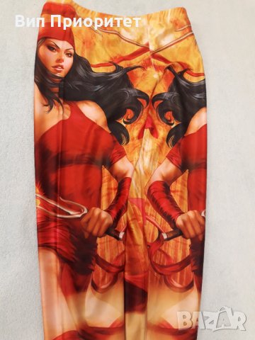 Златен клин с мадама и жезъл. ефектен принт. Дълъг , еластичен, елегантен. , снимка 12 - Клинове - 37408164