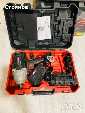 Гайковерт Parkside 1898n със зарядно и батерия