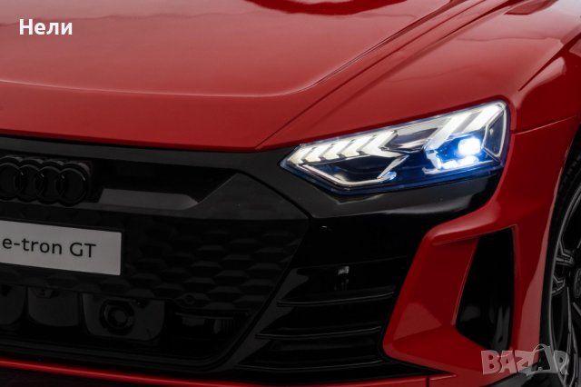Акумулаторен джип AUDI RS E-TRON GT Licensed 12V батерия,MP3, с меки гуми с Кожена седалка, снимка 10 - Детски велосипеди, триколки и коли - 37662025