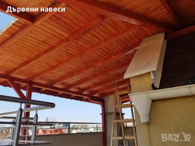 ремонт на покриви Дървени навеси , снимка 16 - Ремонти на покриви - 48569953