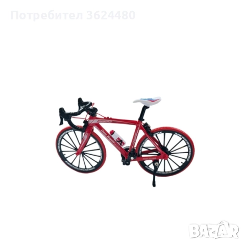 Метален Макет на Шосеен Велосипед с Детайлни Гуми и Спирачки 4749