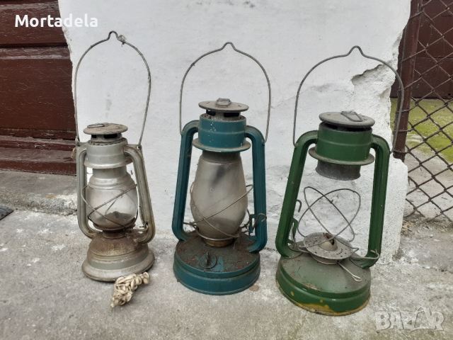 Стари Ретро газени фенери, снимка 1 - Антикварни и старинни предмети - 44863811