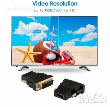 ANIMABG Преходник DVI към HDMI, снимка 3 - Части и Платки - 43845477