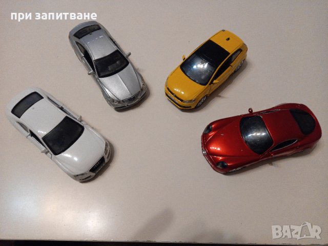 Метални Burago 1:32  Audi A5, VW Polo GTi, Alfa Romeo 8c competitione, снимка 4 - Колекции - 43341697