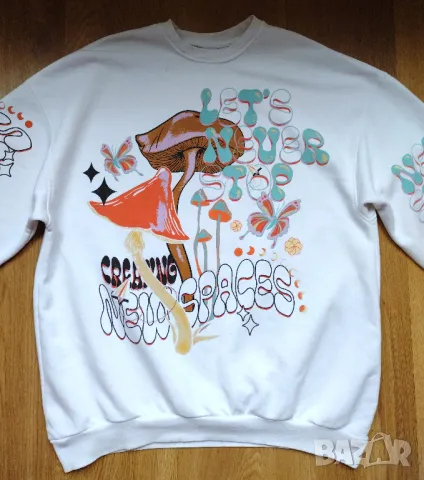 Bershka Oversized - суичър Аниме, снимка 4 - Суичъри - 49154949